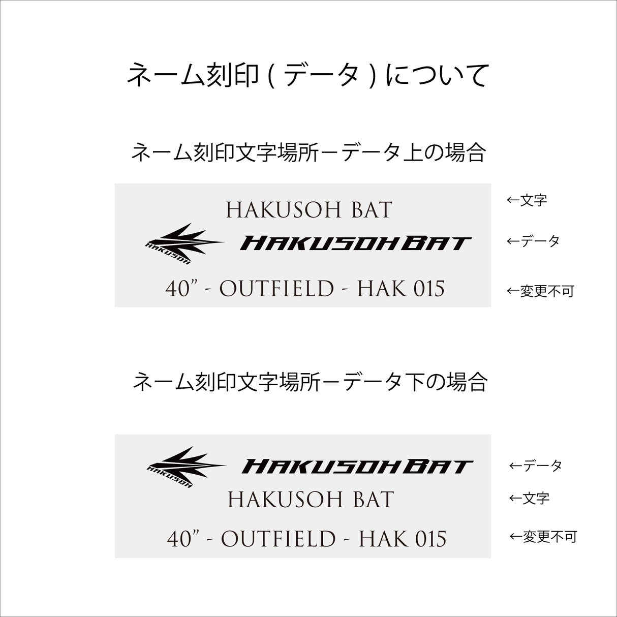 ノックバット フルオーダー