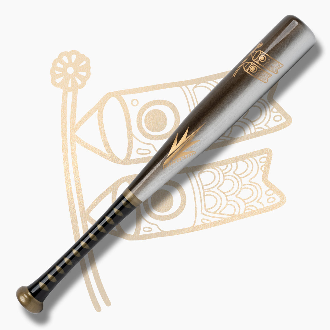 HAKUSOH 初陣 BAT｜端午の節句限定モデル(木の簡易台座付き)